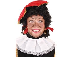Pruik - Piet - Verstelbare kap - Met staartjes