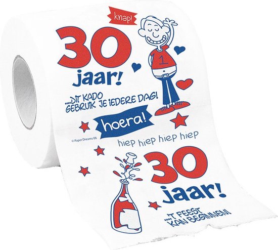 Foto: Toiletpapier 30 jaar vrouw