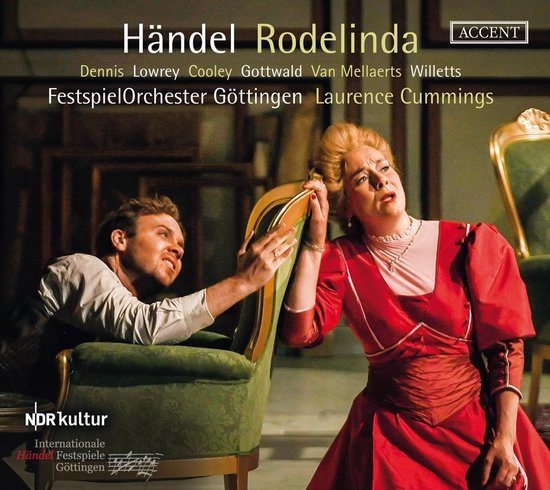 Anna Dennis, Christopher Lowrey, Thomas Cooley, Franziska Gottwald, Julien Van Mellaerts, Owen Willetts, Festspielorchester Göttingen, Laurence Cummings - Händel: Rodelinda (3 CD)