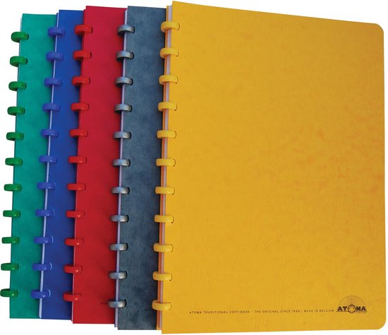 Cahier spirales Atoma A4 - petits carreaux - 120 pages