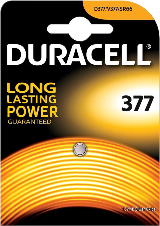 Duracell 377-376 / G4 / SR626SW knoopcel - 1 stuk
