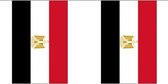 3x Buiten vlaggenlijn Egypte 3 meter - Egyptisch vlag - Supporter feestartikelen - Landen decoratie en versieringen
