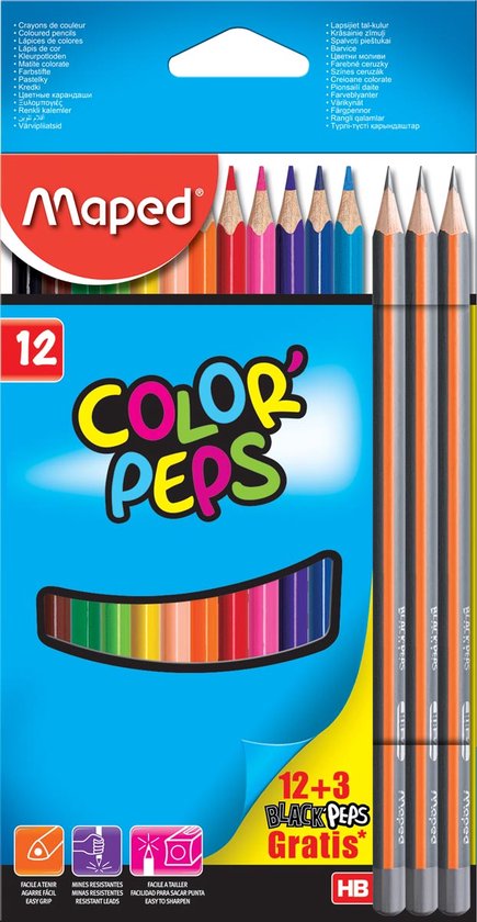 Tube mini crayons de couleur enfant