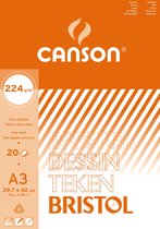 Bloc à dessin Canson format Bristol 297 x 42 cm (A3)