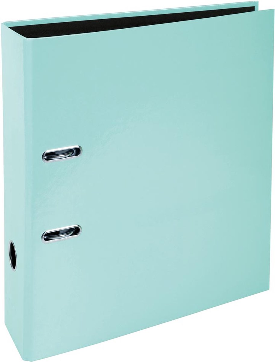 Exacompta Aquarel ordner uit karton met gecoat papier, ft A4, rug van 8 cm, pastelgroen