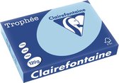 Clairefontaine Trophée Pastel, gekleurd papier, A4, 120 g, 250 vel, blauw 5 stuks