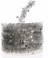 Guirlande de Noël - Guirlande en aluminium avec étoiles - Argent - 700 cm