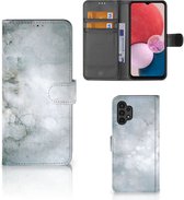 Flip case Geschikt voor Samsung Galaxy A13 (4G) Smartphone Hoesje Painting Grey