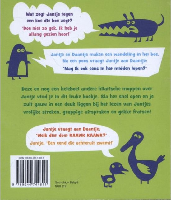 moppenboek De grappigste Jantjemoppen voor kinderen 16 cm, Schrijver