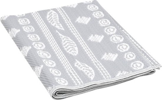 vidaXL - Buitenkleed - 160x230 - cm - polypropeen - grijs van VidaXL — afbeelding 4
