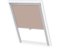 vidaXL - Rolgordijn - verduisterend - beige - S08/608 - GGL - en - GGU