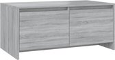 vidaXL Salontafel 90x50x41-5 cm Aggloméré Chêne Sonoma gris - Table basse - Tables basses Café - Table basse - Table de salon