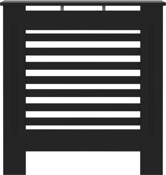 vidaXL Radiatorombouw 78 cm MDF zwart