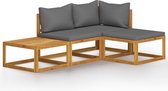 vidaXL-4-delige-Loungeset-met-kussens-massief-acaciahout