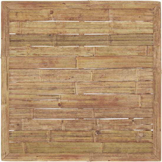 vidaXL - Tuintafel - 65x65x30 - cm - bamboe