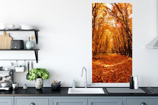 Stickers Stickers muraux - Automne - Forêt - Feuilles - Saisons - 60x120 cm - Film adhésif
