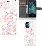 GSM Hoesje Nokia G11 | G21 Wallet Book Case Cadeau voor Mama Lovely Flowers