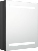 vidaXL-Badkamerkast-met-spiegel-en-LED-50x14x60-cm-glanzend-zwart