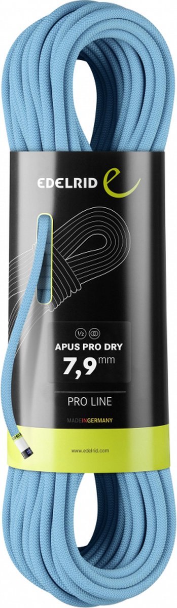 Edelrid Apus Pro Dry 7.9 Mm Touw Blauw 60 m