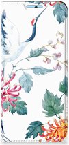 Wallet Bookcase Xiaomi Redmi Note 11/11S Telefoonhoesje Bird Flowers