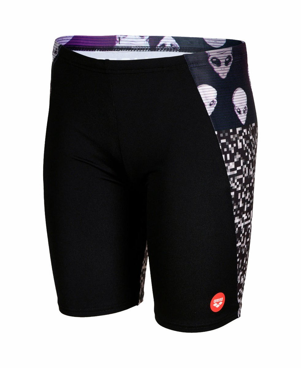 Arena - B Crazy Swim Jammer Placement - Zwart/Wit