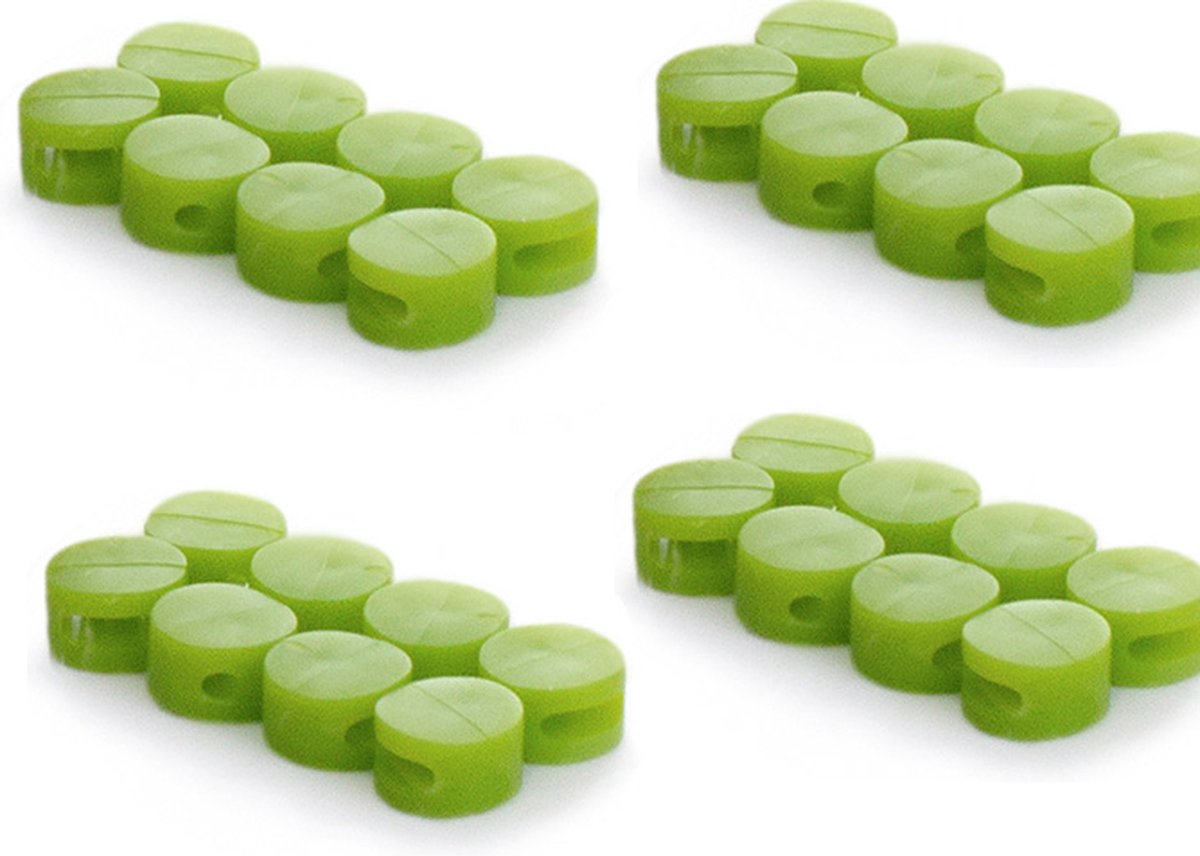 Plombeerzegels groen | 200 stuks | Ø9mm