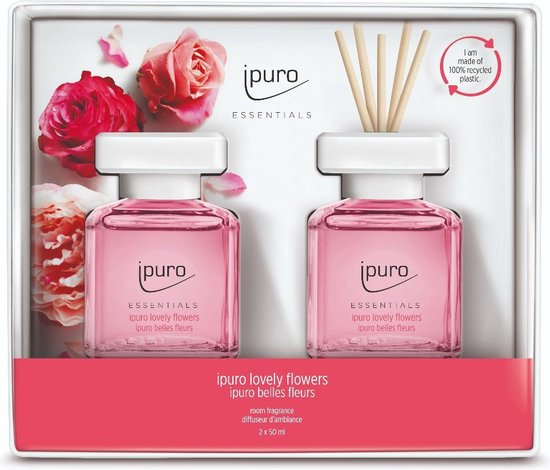 ipuro Lovely flowers diffuseur aromatique Flacon de parfum Verre, Plastique  Rose | bol.com