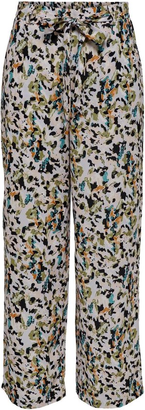 ONLY Onlalmina Life Palazzo Pants Donna: Pantaloni A Gamba Larga In Tessuto Con Stampa Colorata