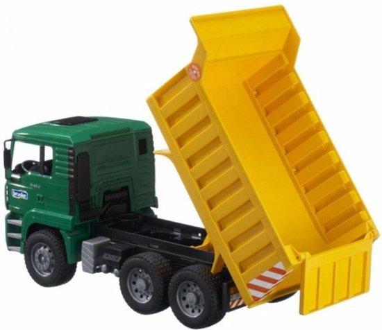 BRUDER® 02752 MAN TGA kiepwagen met FR130 knikwiellader