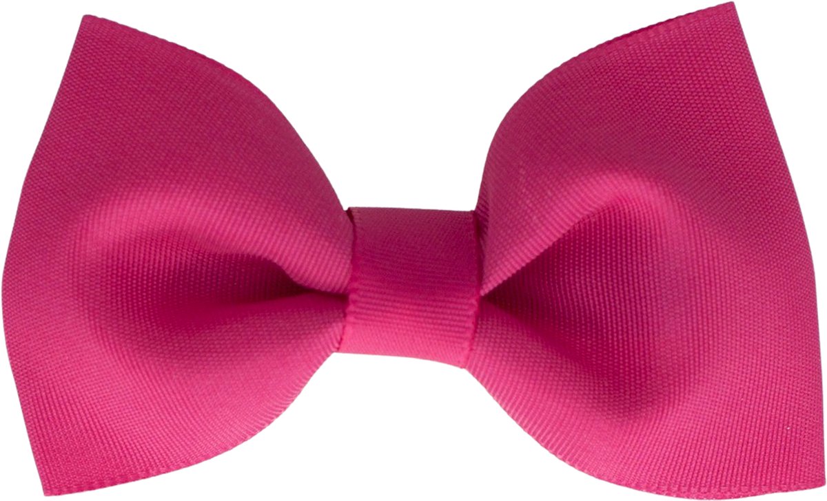 Haarspeldje met strik - bright pink taffeta silk | Roze | Meisje