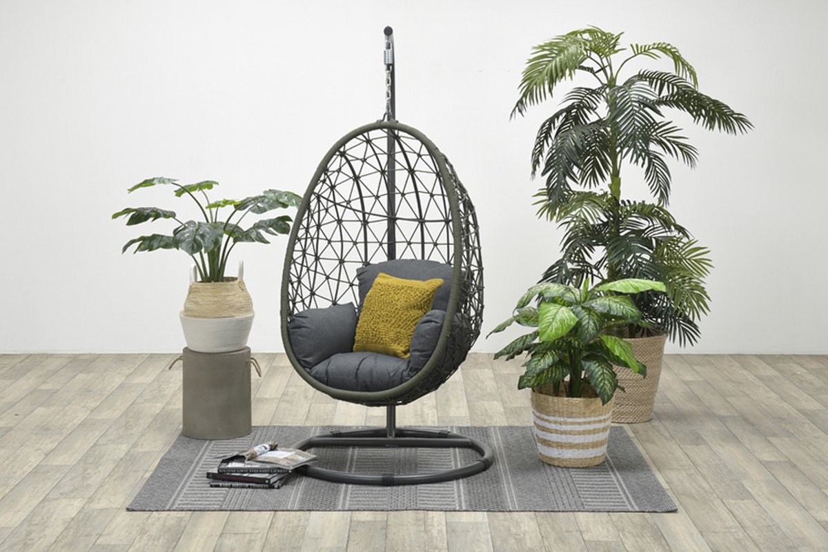 panama swing chair egg rope