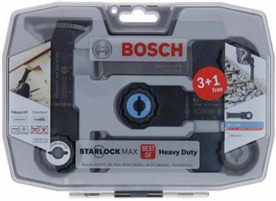 Bosch 4-delige Starlock Multitool zaagbladen set | bol.com