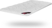 SleepMed - 3D Air Hotel Topmatras - 90 x 210 cm - Hoes: Micropercal - Vulling: Polyester Dons - met Hoekelastieken - Matrasbescherming