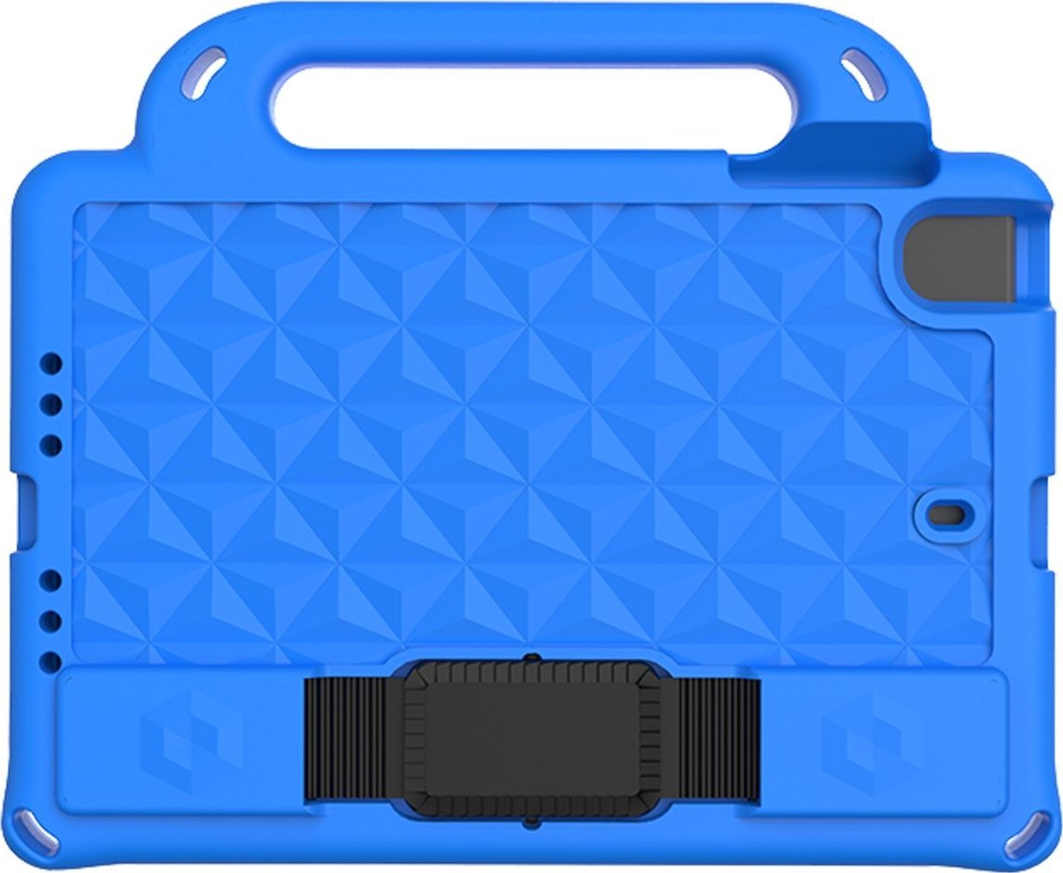 Mobigear Diamond Tablethoes geschikt voor Apple iPad Mini 6 (2021) Kinder Tablethoes met Handvat - Blauw