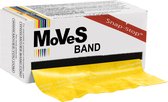 Fitness band MoVeS - 5,5m rol | Weerstandsband | Licht - Geel