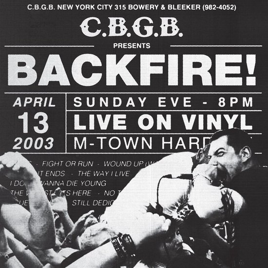 Backfire! - Live At CBGB's (LP)