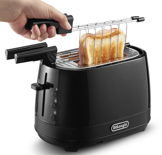 De’Longhi CTLAP2203.BK 2 snede(n) 550 W Zwart