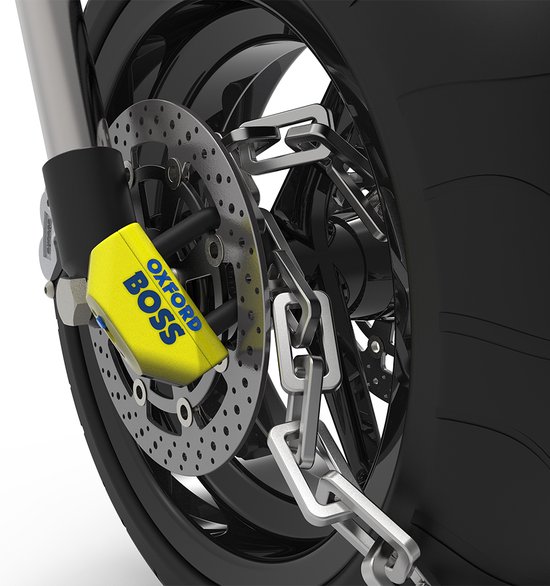ART 4 gekeurd Oxford Beugelslot met Ketting - 1.20 m - ART-4 Fatbike Slot - Scooterslot - Motorslot - Schijfremslot met ketting ! van MYPASSION — afbeelding 4