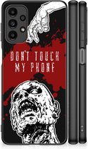 Back Case TPU Siliconen Hoesje Geschikt voor Samsung Galaxy A13 4G GSM Hoesje met Zwarte rand Zombie Blood