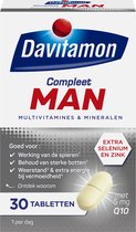 Davitamon Compleet Man - met extra selenium en zink - multivitaminen man - 30 tabletten