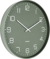 Wandklok Lofty - Metaal Mat Groen - Ø40cm