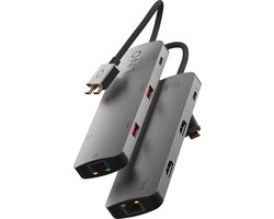 LINQ Connects 7-in-2 Pro USB-C Hub – Dual 4K HDMI, 10Gbps & Ethernet voor MacBook M1/M2