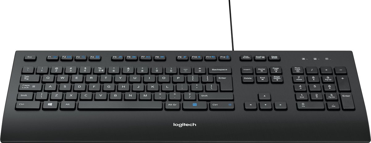 Logitech K280e - Bedraad Toetsenbord - QWERTY US ISO - Zwart op Prijzenvolger.com