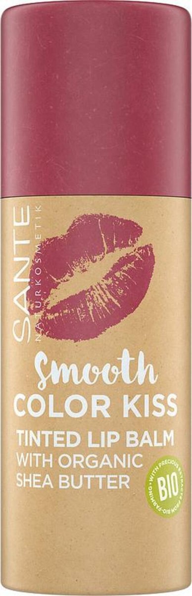 SANTE Smooth Color Kiss lipbalsem 03 Soft Plum Vrouwen 4,5 g