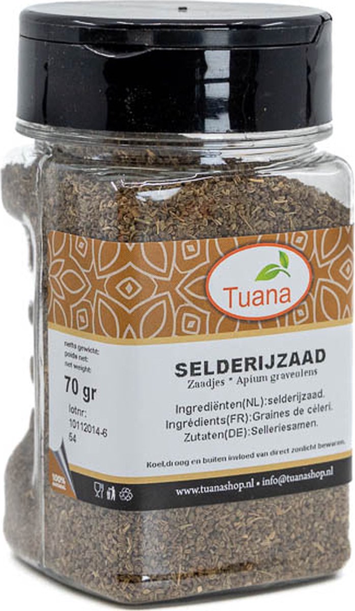 Goedkoopste Tuana Kruiden - Selderij Zaden - Bakje 70 Gram - KP0239