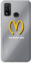 Case Company® - Hoesje geschikt voor Huawei P Smart (2020) hoesje - I'm lovin' you - Soft Cover Telefoonhoesje - Bescherming aan alle Kanten en Schermrand