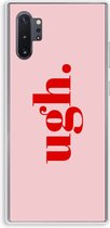Case Company® - Hoesje geschikt voor Samsung Galaxy Note 10 Plus hoesje - Ugh - Soft Cover Telefoonhoesje - Bescherming aan alle Kanten en Schermrand
