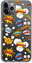 Case Company® - Hoesje geschikt voor iPhone 11 Pro Max hoesje - Pow Smack - Soft Cover Telefoonhoesje - Bescherming aan alle Kanten en Schermrand