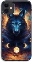 Case Company® - Hoesje geschikt voor iPhone 11 hoesje - Wolf Dreamcatcher - Soft Cover Telefoonhoesje - Bescherming aan alle Kanten en Schermrand