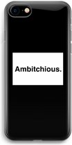 Case Company® - Hoesje geschikt voor iPhone SE 2020 hoesje - Ambitchious - Soft Cover Telefoonhoesje - Bescherming aan alle Kanten en Schermrand